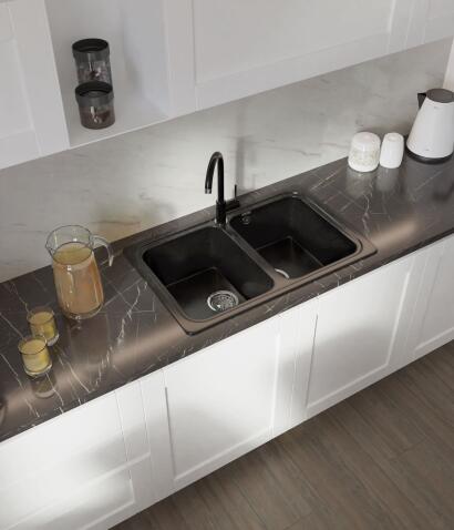 Кухонная мойка GRANFEST STANDART S-780K черный