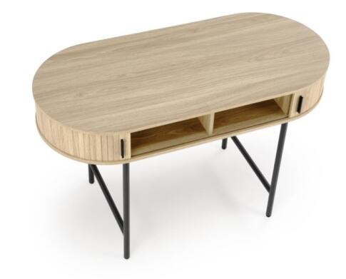 Стол компьютерный HALMAR B51 натуральный/черный