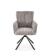 Стул HALMAR K572 серый/черный, поворотный