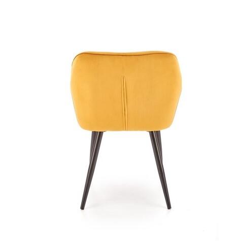 Стул HALMAR K487 горчичный/черный