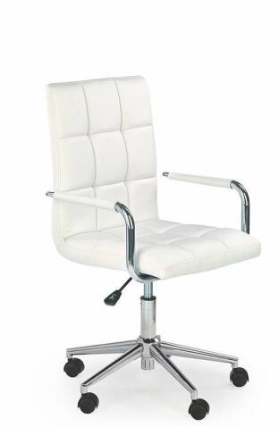 Кресло компьютерное HALMAR GONZO 2 белый/хром