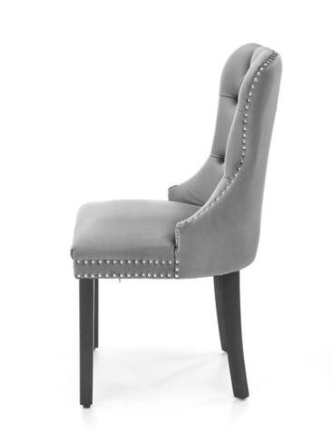 Стул HALMAR MIYA серый/черный