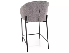 Стул барный SIGNAL KIOTO H-2 t.254 серый/черный