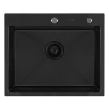 Мойка ARFEKA ECO AR 600*500 BLACK PVD NANO DECOR