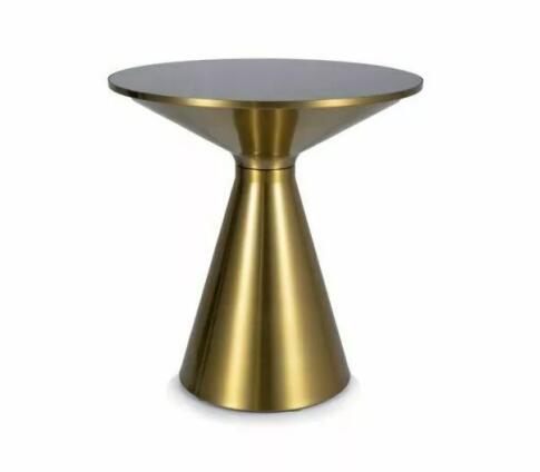 Стол журнальный SIGNAL SETI черный/золотой, 50/53