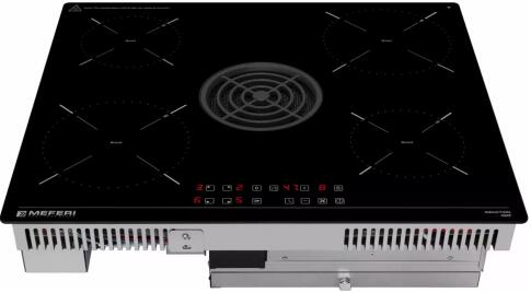 Варочная панель индукционная с вытяжкой MEFERI XSMART60BK POWER
