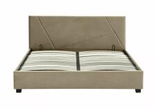 Кровать SIGNAL COLUMBIA Velvet Bluvel 28 бежевый, 160/200