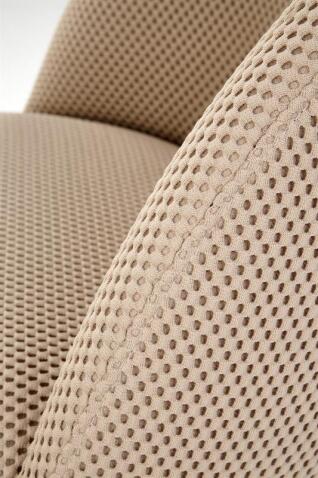 Стул HALMAR K546 бежевый/черный, поворотный