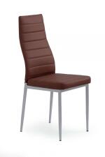 Стул HALMAR K70 темно-коричневый/хром Стул HALMAR K70 темно-коричневый/хром