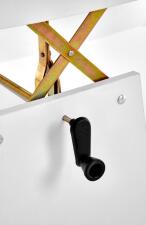 Стол-трансформер HALMAR ERIKA белый 120-160/70