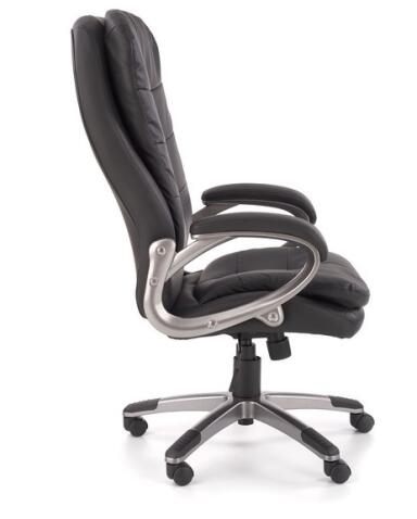 Кресло компьютерное HALMAR PRESTON черный/серебристый