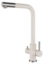 Смеситель для кухни GRANFEST QUARZ Z-5421 белый