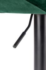 Стул барный HALMAR H102 темно-зеленый/черный