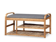 Полка для обуви HALMAR ST-13 натуральный/серый, 100/33/50