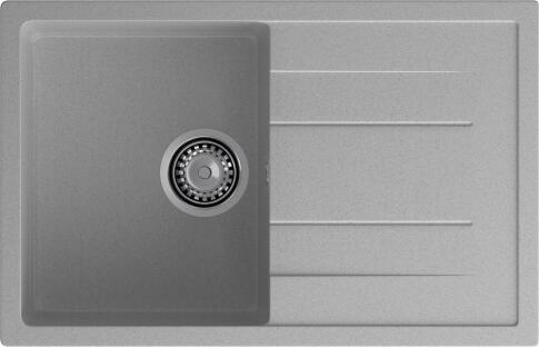 Кухонная мойка GRANFEST QUADRO Q-780L серый