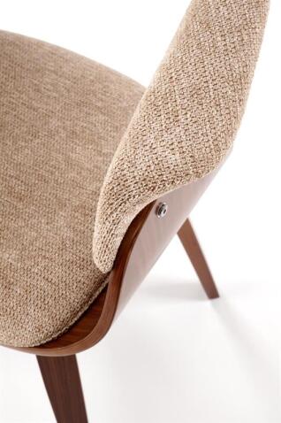 Стул HALMAR K545 бежевый/орех