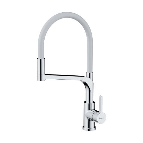 Смеситель для кухни Omoikiri Sinto 2 Plus-C-WH хром/белый