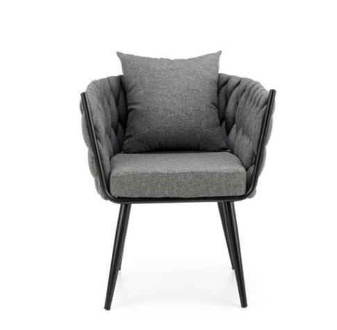 Кресло HALMAR AVATAR серый/черный