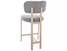 Стул барный SIGNAL MISAKI H-2 t.254 серый/кашемир