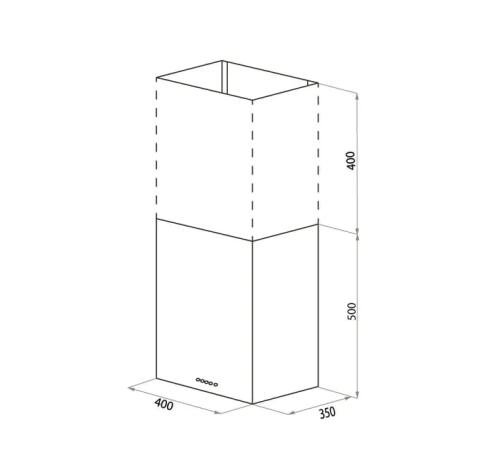 Вытяжка кухонная MEFERI ROOMBOX40IX COMFORT