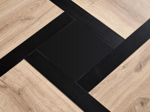 Стол журнальный HALMAR SEVILLA S дуб крафт/черный