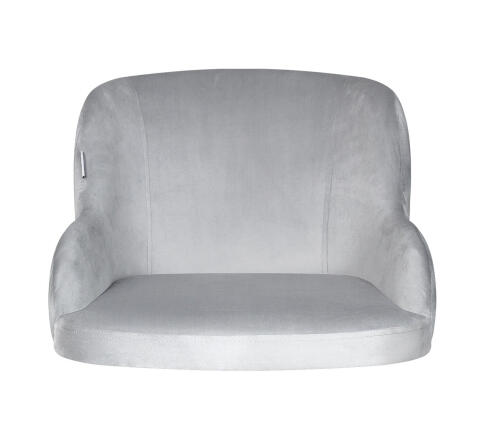 Стул барный SHT-ST39-1/S128 серое облако/хром/белый муар