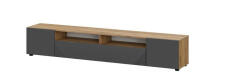 Тумба для ТВ NN Мебель (МС Байкал К) Дуб Золотой/Графит (SAFE)