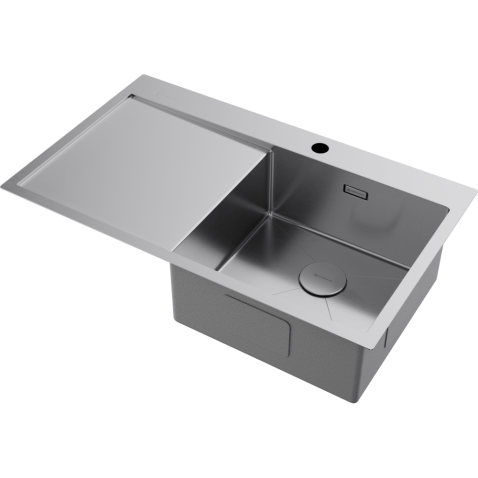 Кухонная мойка из нержавейки Omoikiri Akisame 86-IN-R нержавеющая сталь