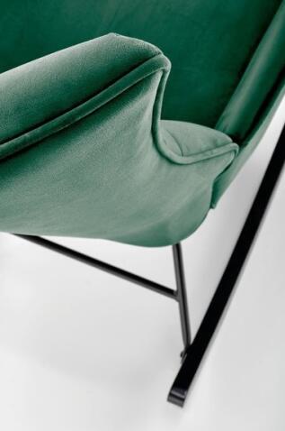 Кресло-качалка HALMAR BAZALTO зеленый