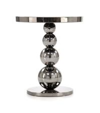 Стол журнальный HALMAR CARLA черный/серебряный Стол журнальный HALMAR CARLA черный/серебряный