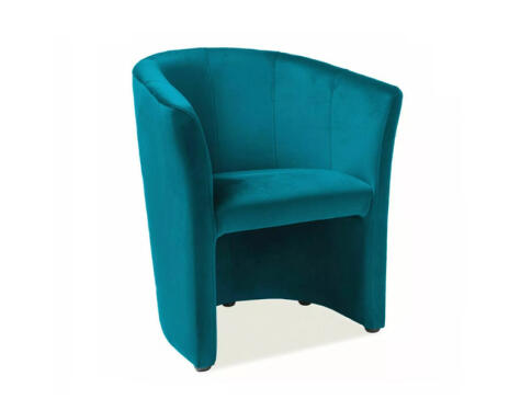 Кресло SIGNAL TM-1 Velvet Bluvel 85 бирюзовый/венге