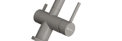 Смеситель для кухни Omoikiri Nagano-P-GR leningrad grey