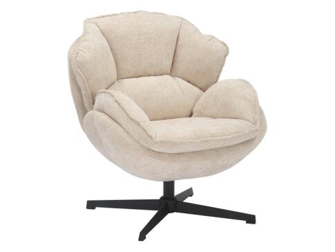 Кресло SIGNAL BETTY бежевый/черный