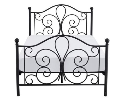 Кровать HALMAR PANAMA черный, 120/200