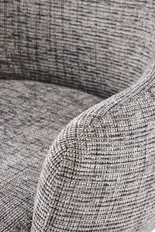 Стул HALMAR K564 серый/черный, поворотный