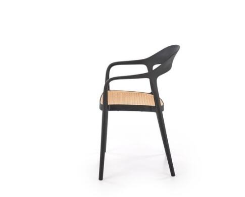 Стул HALMAR K530 черный/натуральный