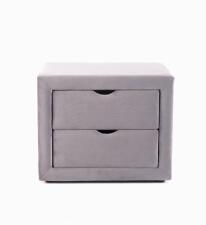 Тумба прикроватная SIGNAL ET-002 Velvet Bluvel 14 серый
