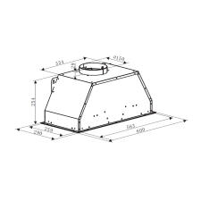 Вытяжка WEISSGAUFF Dubhe 60 PB WH