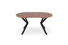 Стол обеденный HALMAR PERONI орех/черный 100-250/100