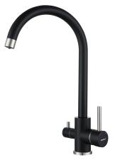 Смеситель для кухни GRANFEST QUARZ Z-5420 черный