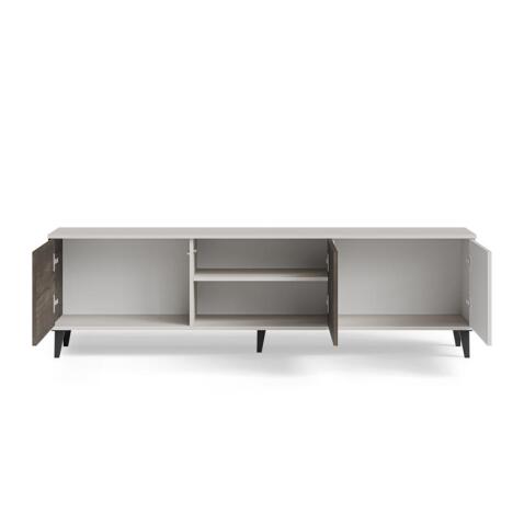 Тумба под теле/видео аппаратуру HALMAR RANDOM 2 RTV-2 180 кашемир/орех/черный