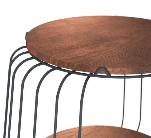 Стол журнальный Sheffilton SHT-CT70 кариф/антрацит