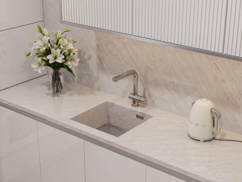 Кухонная мойка из нержавейки Omoikiri Kasen 48-26-INT-IN нержавеющая сталь