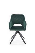 Стул HALMAR K535 зеленый/черный, поворотный