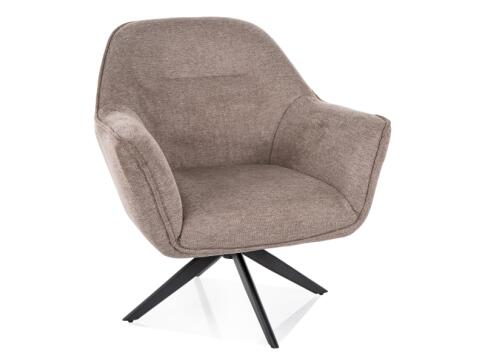 Кресло SIGNAL GALIA Brego бежевый/черный