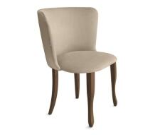 Стул Sheffilton SHT-ST36/S122 ванильный крем/темный орех/черный муар