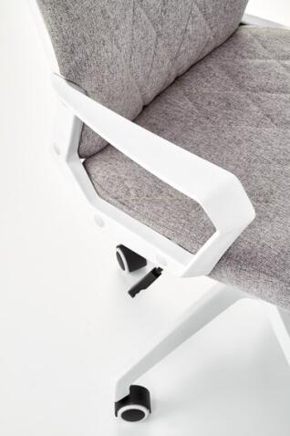 Кресло компьютерное HALMAR SPIN 2 белый/светло-серый