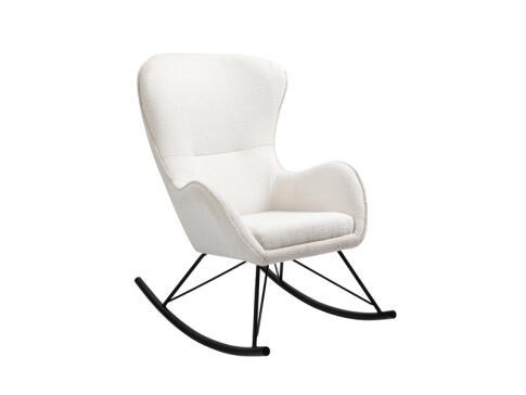 Кресло-качалка HALMAR LIBERTO 3 белый