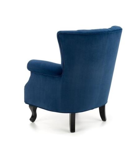 Кресло HALMAR TITAN темно-синий/черный