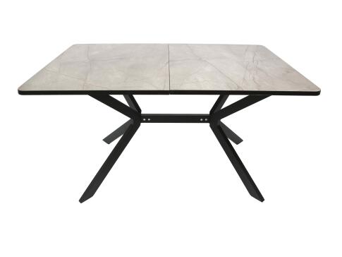 Стол ВВР Миллер Каспий бронзовый/черный №7, пластик 120-160/80